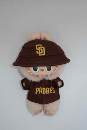 Labubu San Diego Padres Outfit