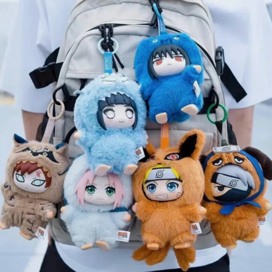 AUTHENTIC Naruto Beast Party Plush Keychains Single Blind Box